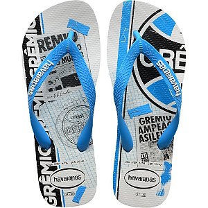 Chinelo Havaianas Licenciado TOP Gremio 41/2 Branco