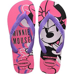 Chinelo Havaianas Licenciado TOP Disney 39/40 Rosa