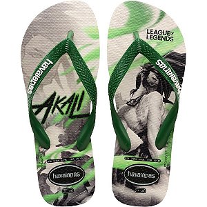 Chinelo Havaianas Licenciado League OF Legends 37/38 Bege
