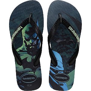 Chinelo Havaianas Licenciado Heróis DC 33/4 Preto