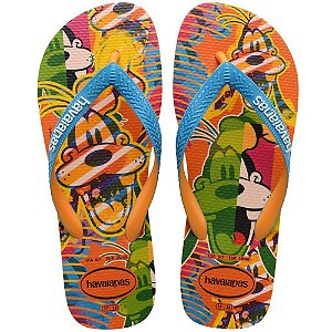Chinelo Havaianas Licenciado Disney STYLISH 33/4 Laranja