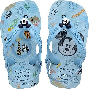 Chinelo Havaianas Infantil BABY Disney Classics 23/4 Azul