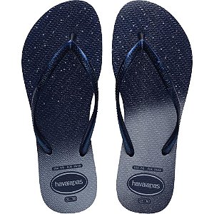 Chinelo Havaianas Feminino SLIM GLOSS 35/6 Marinho