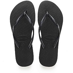 Chinelo Havaianas Feminino SLIM 41/42 Preto