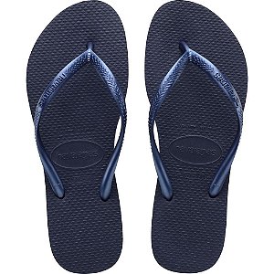 Chinelo Havaianas Feminino SLIM 39/40 Marinho