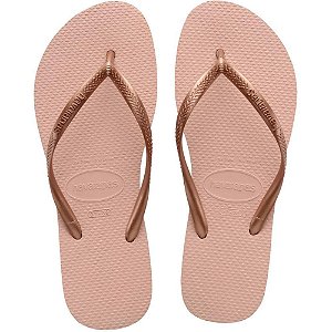 Chinelo Havaianas Feminino SLIM 33/34 Rosa Ballet