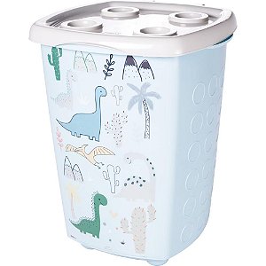 Cesto para Roupa Dino 38 Litros