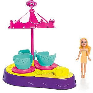 Cenário Temático Playset Parque da JUDY Xícaras