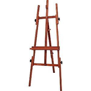 Cavalete para Pintura Compacto Mogno Luxo 1,50M