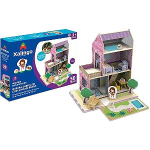 Casinha de Boneca Little House Verão 50 Peças MAD