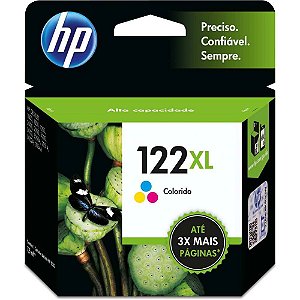 Cartucho Original HP 122XL Colorido INKJET