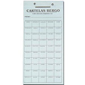 Cartela de Rifa com 100 Nomes - Pacote com 50 Cartelas
