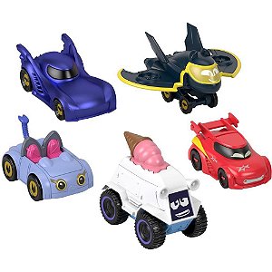 Carrinho Batwheels 1:55 5-PACK BMOV (S)