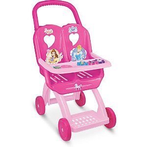 Carrinho de Boneca Princesas Duplo