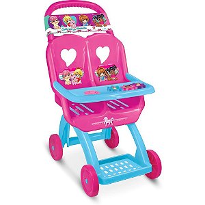 Carrinho de Boneca Duplo para 2 Bonecas - Diversão em Dobro!