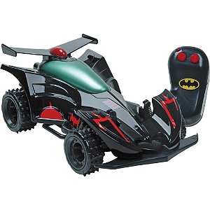 Carrinho Controle Remoto Batman Veículo de Ação 3 Funções