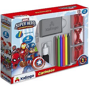 Carimbo Pedagógico Super Hero Adventures 6 Peças