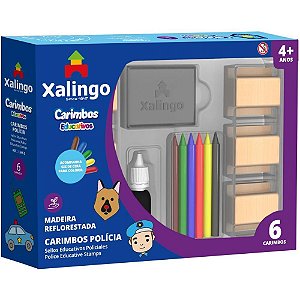Carimbo Pedagógico Polícia 6 PCS