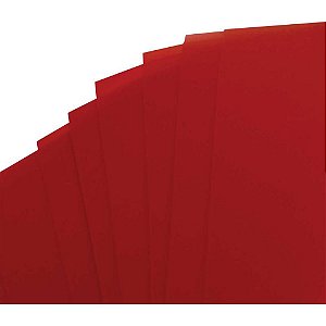 Capa para Encadernação A4 Vermelha Line (0,30) PCT com 50