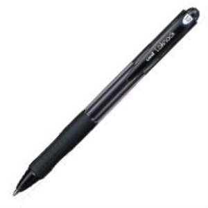 Caneta UNI-BALL Mitsubishi Laknock GRIP SN-100 1,0 Preta CX com 12
