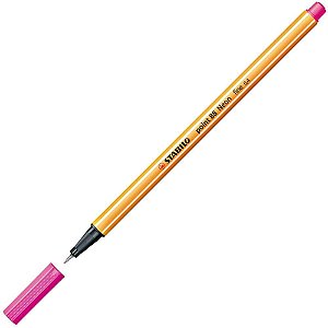 Caneta Stabilo 88/56 Point Rosa Neon CX com 10