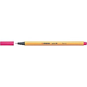 Caneta Stabilo Point 88/56 Fine 0.4MM Rosa - Caixa com 10 Unidades