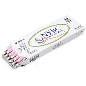 Caneta para Tecido Lápis Marcador Branco - Caixa com 12 Unidades