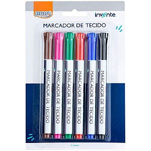 Caneta para Tecido 6 Cores
