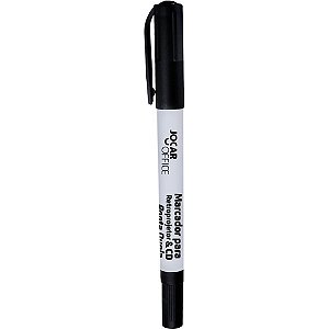 Caneta para CD Jocar Duplo 2MM/0,4MM Preta - Caixa com 12
