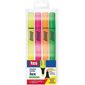 Caneta Marca Texto TRIS LUX Neon AM/VD/RSEM LJ BLCOM 04