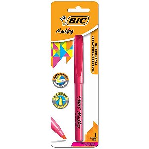 Caneta Marca Texto Marking Rosa
