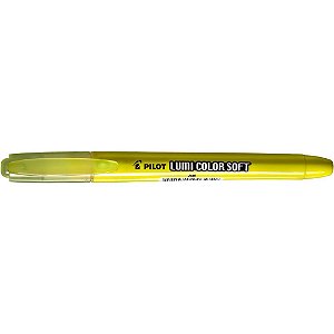 Caneta Marca Texto Lumicolor SOFT Amarela Pastel CX com 12