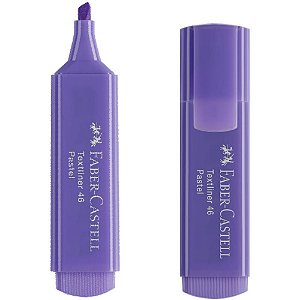Caneta Marca Texto Highlighter 46 Roxo Pastel CX com 10