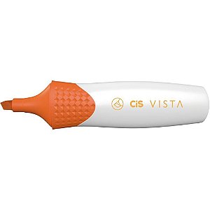 Caneta Marca Texto CIS Vista Laranja CX com 12