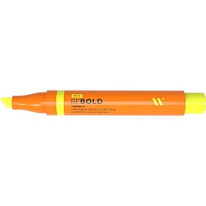 Caneta Marca Texto BE BOLD Yellow Bee Neon - Caixa com 12 Unidades