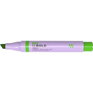 Caneta Marca Texto BE BOLD Green Lime CX com 12