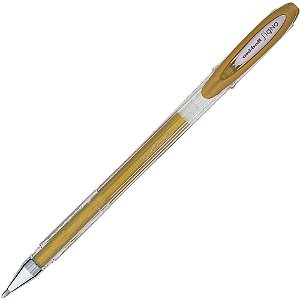 Caneta GEL Noble Metal UM-120NM 0,7 Ouro CX com 12