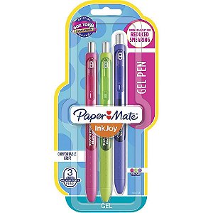 Caneta GEL INKJOY RT Fina 3 Cores