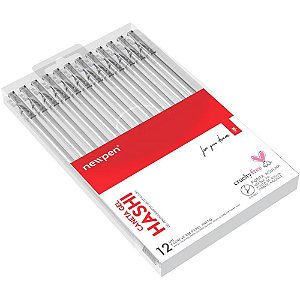 Caneta GEL Hashi GEL Pen 05MM Branco CX com 12