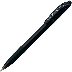 Caneta Esferográfica FEEL-IT 0,7MM Preta - Caixa com 12