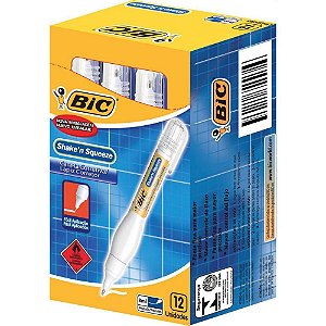 Caneta Corretiva Shake N Squeeze 8ML Metal - Caixa com 12 Unidades