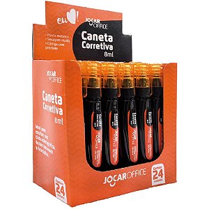 Caneta Corretiva Jocar Office 8ML - Caixa com 24 Unidades