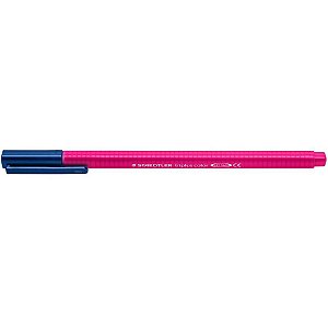 Caneta com Ponta Porosa Triplus Hidrocor 323 Rosa Mage CX com 10