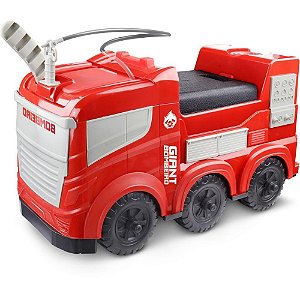 Caminhão Gigante Bombeiro para Crianças ATÉ 50KG