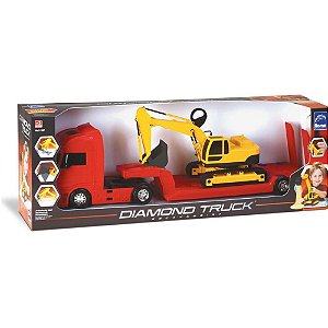 Caminhão Diamond TRUCK com Escavadeira