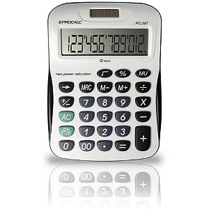 Calculadora de Mesa 12 Dígitos Visor INCROLL OVER