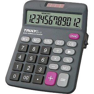 Calculadora de Mesa 12 Dígitos TRULLY com Visor Inclinado