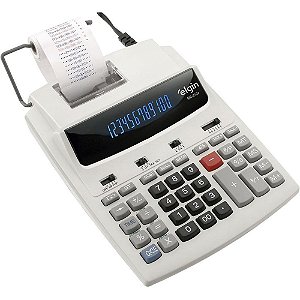 Calculadora de Impressão 12 Dígitos Bivolt MR 6124 Cinza