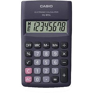 Calculadora de Bolso 8 Dígitos Preta - HL-815L-BU