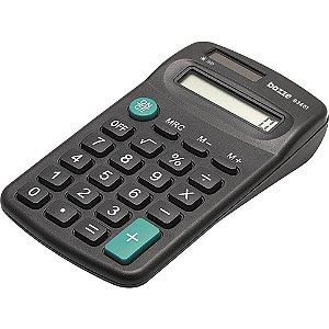 Calculadora de Bolso 8 Dígitos Bazze B3401 Preta
